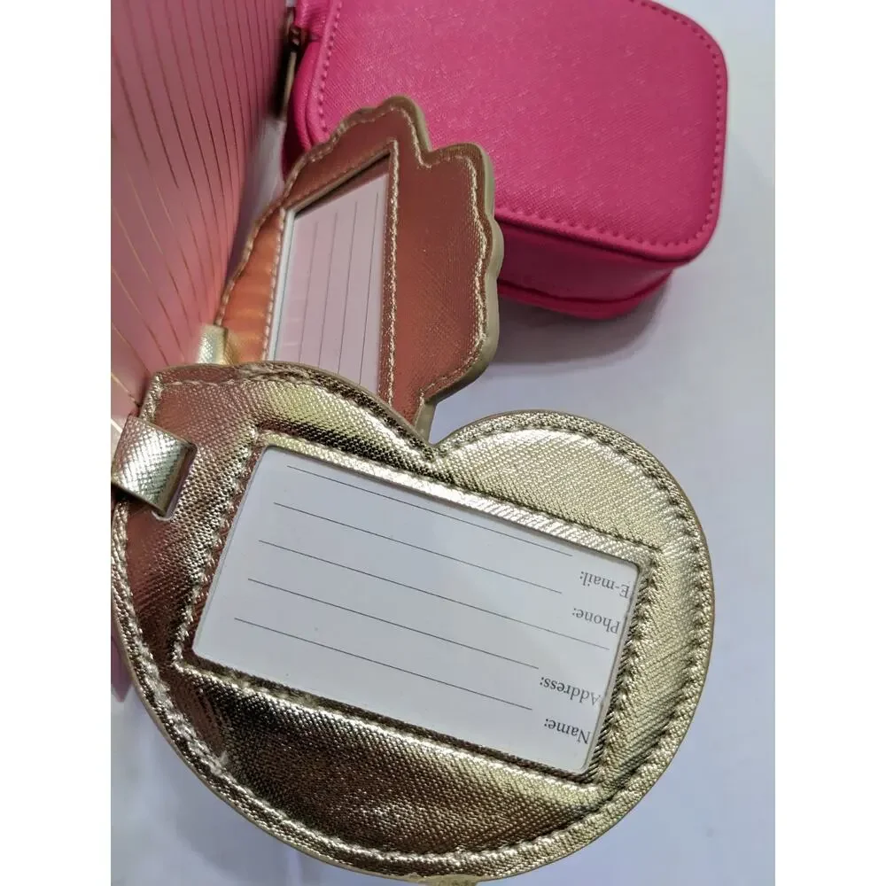 New Mermai Beach Shell Zipper Pouch & 2Luggage Tags Set Wandering Moon Travel ID